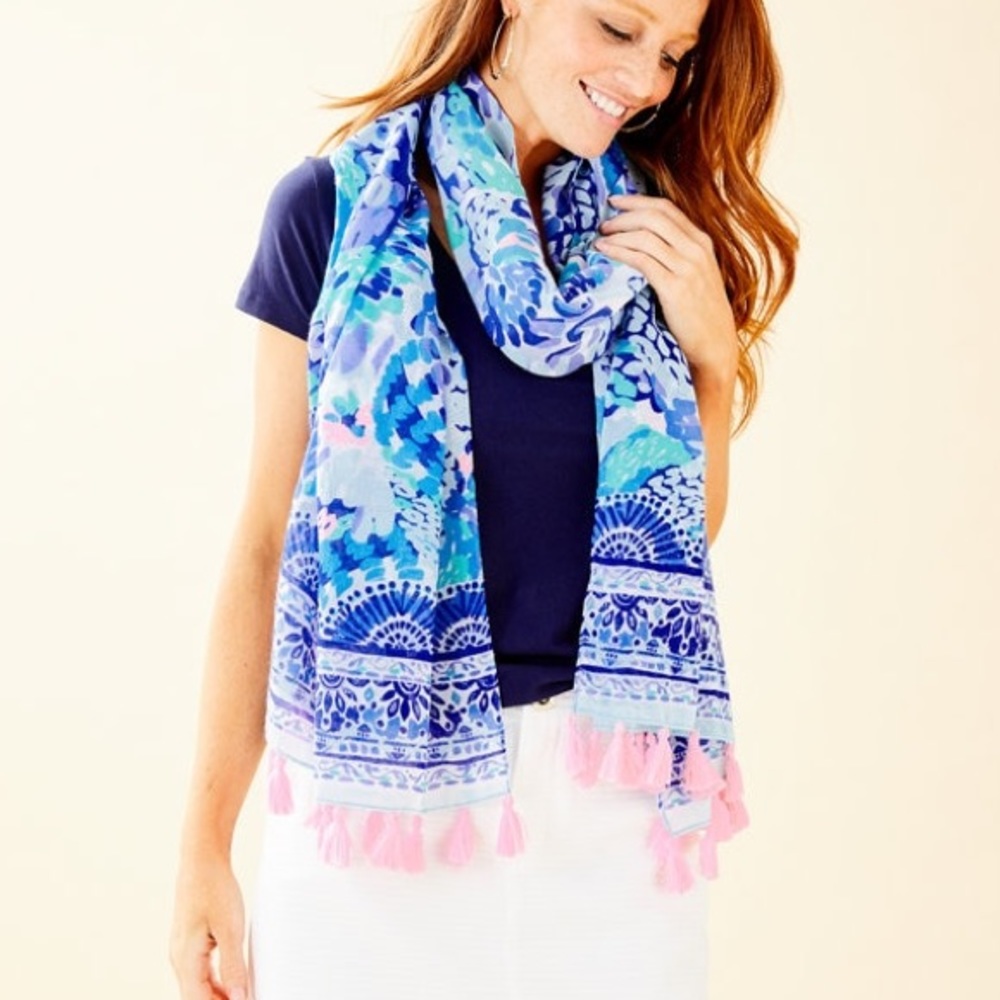 Lilly Pulitzer Wave After Wave scarf